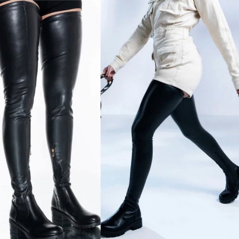 REGINA THIGH HIGH BOOTS